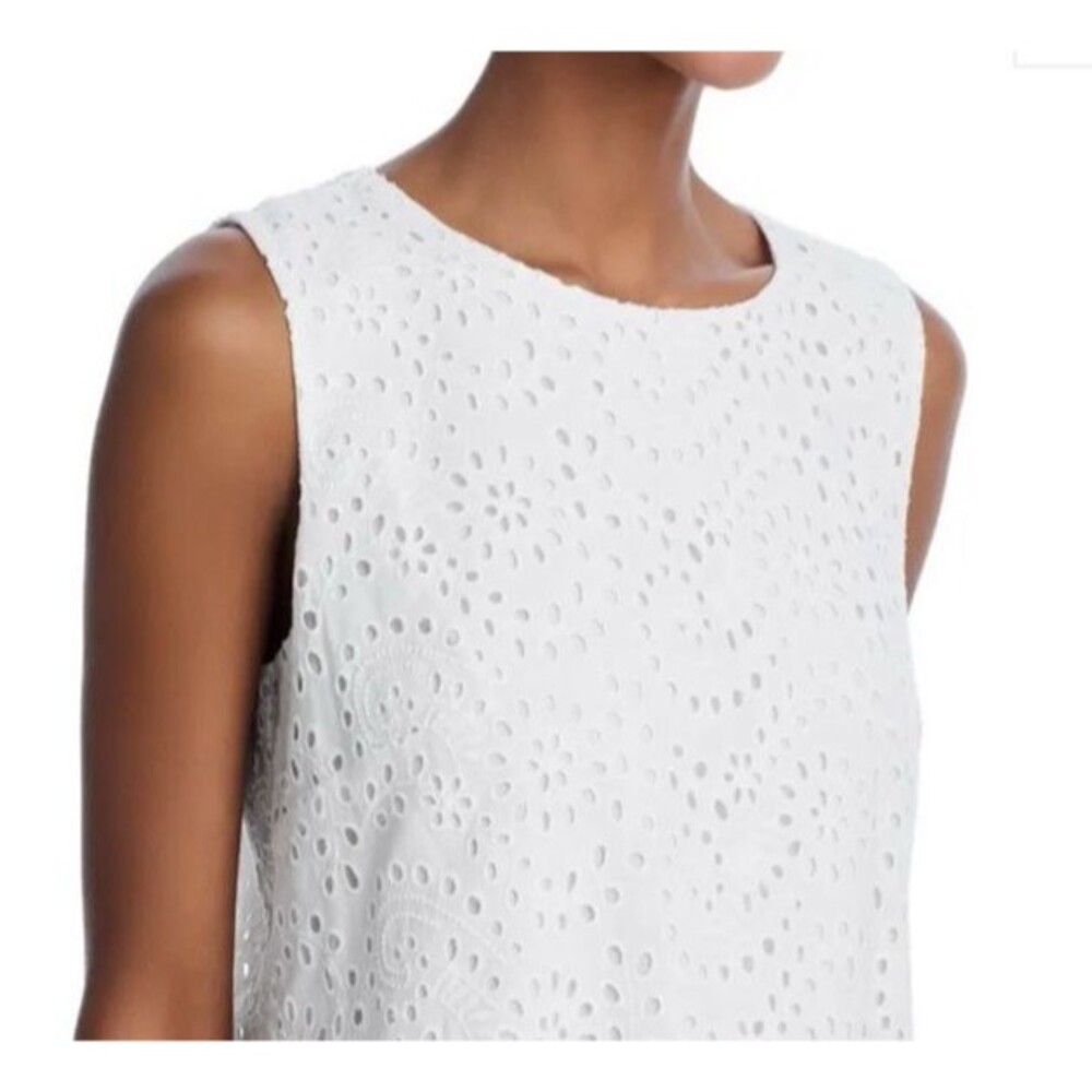 Kobi Halperin Leora White Eyelet Mini Dress Size XS NWOT - Picture 4 of 11